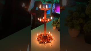 Stand Diya making for Divali shorts diwali diy craft diwalispecial craftsvilla craftstall [upl. by Hootman]