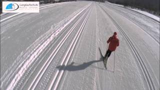 Der 1  1 Skating Schritt  Die Skating Technik  Langlauf im Goms [upl. by Letnoj]