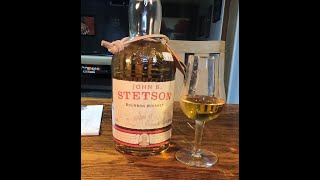 Whiskey Review 266 John B Stetson Bourbon Whiskey [upl. by Gratt]