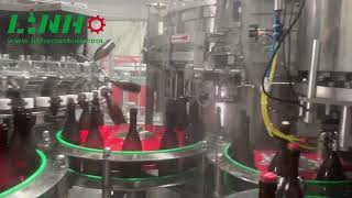 Beer Filling MachineGlass Bottle Filling MachineFilling Capping Machine [upl. by Boyer]