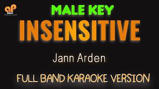 INSENSITIVE  Jann Arden MALE KEY HQ KARAOKE VERSION [upl. by Karlyn]