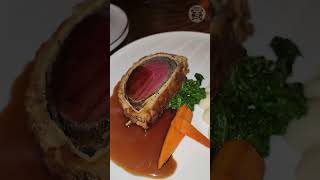 Gordon Ramsay restaurant Philippines Gordon Ramsay Bar amp Grill Newport World Resorts Beef Wellington [upl. by Yenohtna]