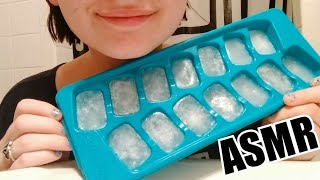 ❄️EATING CARBONATED ICE CUBES❄️  Ice Eating ASMR   Soft Crunches [upl. by Ayotan]