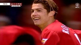 Cristiano Ronaldo Scored His FIRST EVER Manchester United Goal In This Match 2003 [upl. by Razaile90]