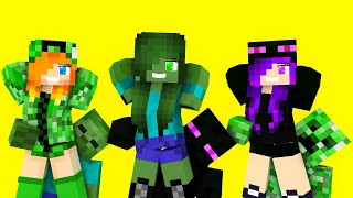 MONSTER SCHOOL  SUPER IDOL DANCE MEME MONSTER GIRLS  MINECRAFT ANIMATION [upl. by Nielsen]