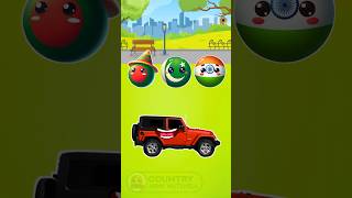 The Car Shouldnt Have Done This with India countryballs countries shortsvideo [upl. by Muriah]