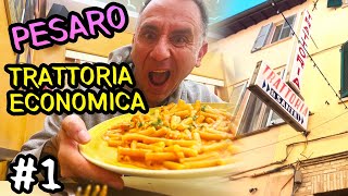 PROVO LA TRATTORIA PIU ECONOMICA A PESARO [upl. by Airbmak]