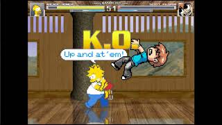 MUGEN Arcade Homer me VS Scott Pilgrim [upl. by Tobe]