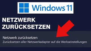 Windows 1011 Netzwerkeinstellungen zurücksetzen🔃 LAN amp WLAN Probleme beheben 2024 [upl. by Lain]