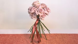 Reflexed Roses Wedding Bouquet [upl. by Ming]