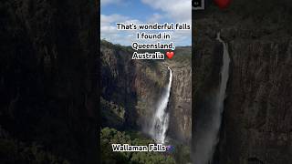 “🌊✨ Australia’s tallest singledrop waterfall Nature’s power in full display 🌿  Life journey ❤️ [upl. by Annaig]