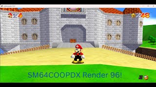 Super Mario 64 Coop Deluxe  Render96  Gameplay [upl. by Lorrad]