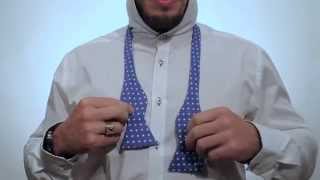 How to tie a Bow Tie  High Tide Bow Ties [upl. by Arinayed]