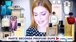 PROFUMI dupes ACQUA E SAPONE parte 2  copie profumi DUPE di marca uomo e donna  profumi famosi [upl. by Yevrah]