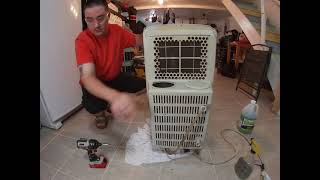 How To Clean Portable Air Conditioner Coils [upl. by Vladamar]