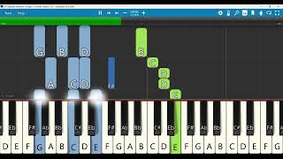 Or Naalilae Nalliravil Keyboard Notes G Major 34 Waltz Tempo 155  ஓர் நாளிலே நள்ளிரவில் Gladston [upl. by Kemeny]