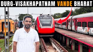 DurgVisakhapatnam Vande Bharat Express Train  Chhattisgarh got Its 2nd Vande Bharat Train [upl. by Skipper]