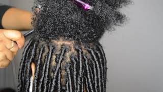 Starting Locs with Comb Coils [upl. by Netsruk]