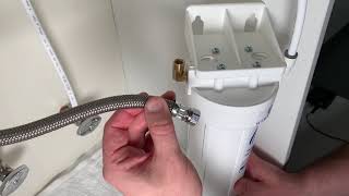 Hydroviv Undersink Water Filter  Detailed Installation WalkThrough [upl. by Volkan720]