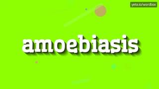 AMOEBIASIS  HOW TO PRONOUNCE IT [upl. by Cook837]