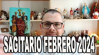 SAGITARIO ♐️ HOROSCOPO FEBRERO 2024 LECTURA DE LA RUEDA ASTROLOGICA [upl. by Osy]