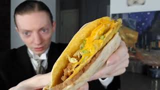 Taco Bell NEW Double Decker Taco Review [upl. by Sheng697]