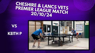 Neil Myatt vs Keith P  Cheshire amp Lancs Vets Premier League  201024 [upl. by Chip76]