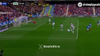 Tom Lawrence Goal Rangers vs Hibernian 10 All Goals Analysis amp Highlights Result [upl. by Cromwell]