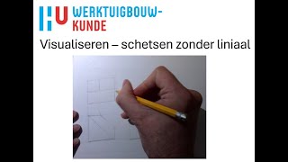 Visualiseren  schetsen zonder liniaal [upl. by Melar]