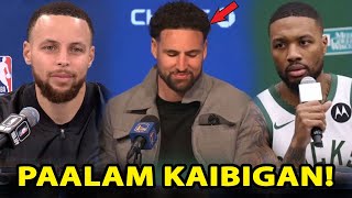 Walang makakapigil sa Warriors layas Klay na Lillard babye agad Malungko ako sa Milwaukee [upl. by Fiske386]