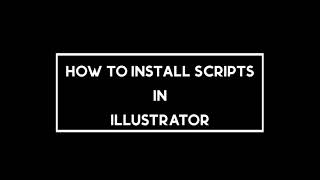 How to install fillinger script in Illustrator  Adobe Illustrator Tutorial [upl. by Etnoel]