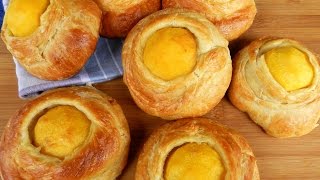 How To Make PEACH BUNS No Knead Peach Bread TBEO Video 88 [upl. by Inaoj649]