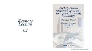 The Practice of Architectural Research  Keynote lecture by Wilfried Wang [upl. by Otsenre]