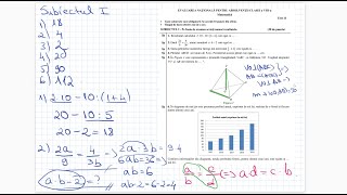 Evaluare Nationala 2020  Testul 11  Subiectul 1  Teste de antrenament  Clasa a 8a [upl. by Debbee294]