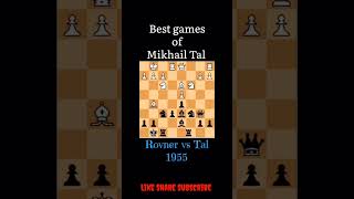 Part 2 Incredible finish by Tal 😱😱 chessolympiad2024 chess shorts ytshorts [upl. by Hurleigh]