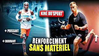 RENFORCEMENT MUSCULAIRE COURSE À PIED  les 3 meilleures séances sans matériel et en moins de 15 [upl. by Alamaj]