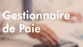 Le métier de Gestionnaire de Paie [upl. by Orapma]