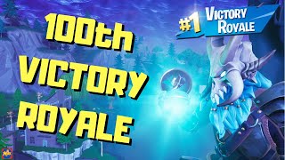 Fortnite  My INSANE 100TH Victory Royale [upl. by Goodyear]