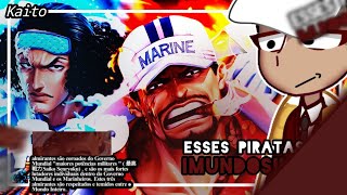 ⚡❄️🌋  Marinha Reagindo Faces da Justiça  Almirantes One Piece  Kaito  129 [upl. by Wilton]