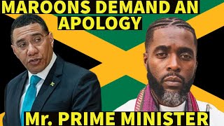 SHOCKING JAMAICAN MAROONS DEMAND SOVEREIGNTY AND A PUBLIC APOLOGY FROM JAMAICAN PRIME MINISTER [upl. by Accebber]