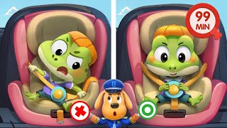 Let’s Buckle Up  Safety Tips  Kids Cartoons  Sheriff Labrador [upl. by Libys]