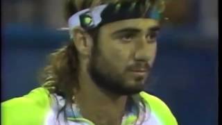 agassi has meltdown at the us open [upl. by Annette]