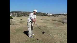 John Hoskison Senior PGA Tour Slow Motion Driver Swing [upl. by Nolita]