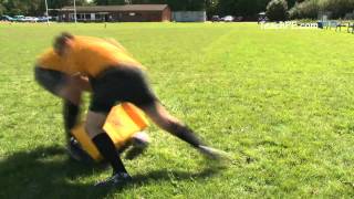 Rugby Drill  Ruck  Straight Clear [upl. by Rehtaeh466]