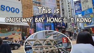 This is Causeway Bay Hong Kong  Explore Hong kong [upl. by Aruabea]