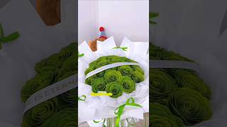 DIY Ginkgo Leaf Rose Bouquet 🌿 shorts craftideas homedecoration usa [upl. by Vilhelmina631]