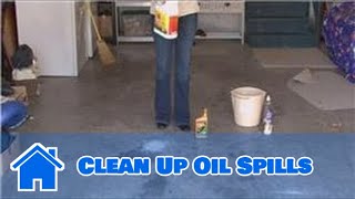 Housecleaning Tips  How to Clean Up Oil Spills [upl. by Errot]