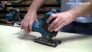 Makita 4351FCT Orbital Action Jigsaw with Toolless Blade Fixing and Job Light [upl. by Atiuqrahc429]