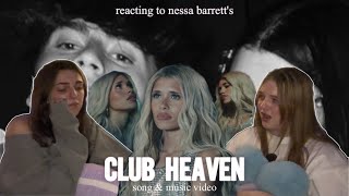 reacting to NESSA BARRETTS new single quotclub heavenquot  MUSIC VIDEO [upl. by Mauro]