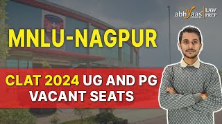 MNLU  NAGPUR VACANT SEATS  CLAT 2024 VACANT SEATS NOTIFICATION ALERTS  ABHYAAS LAWPREP [upl. by Yttocs]